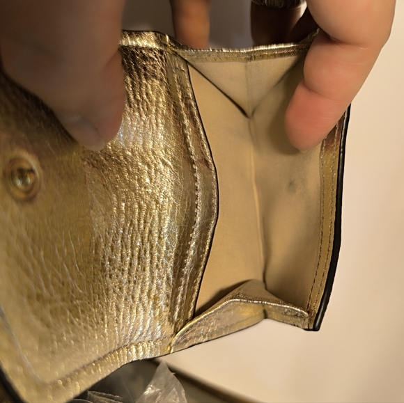 Chloe Mini Metallic Trifold Aby Wallet - Picture 16 of 16